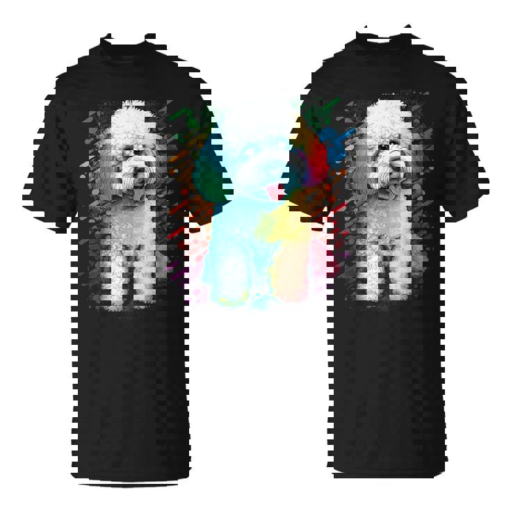 ビション・フリーゼ好きのかわいいビション・フリーゼの犬 Tシャツ