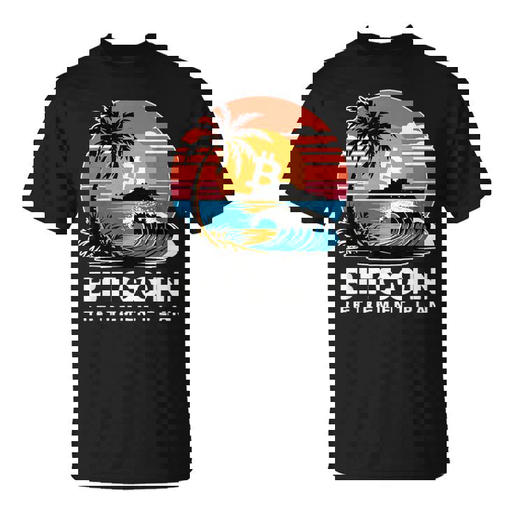 ビットコイン退職プラン Btc暗号取引 暗号通貨 Tシャツ