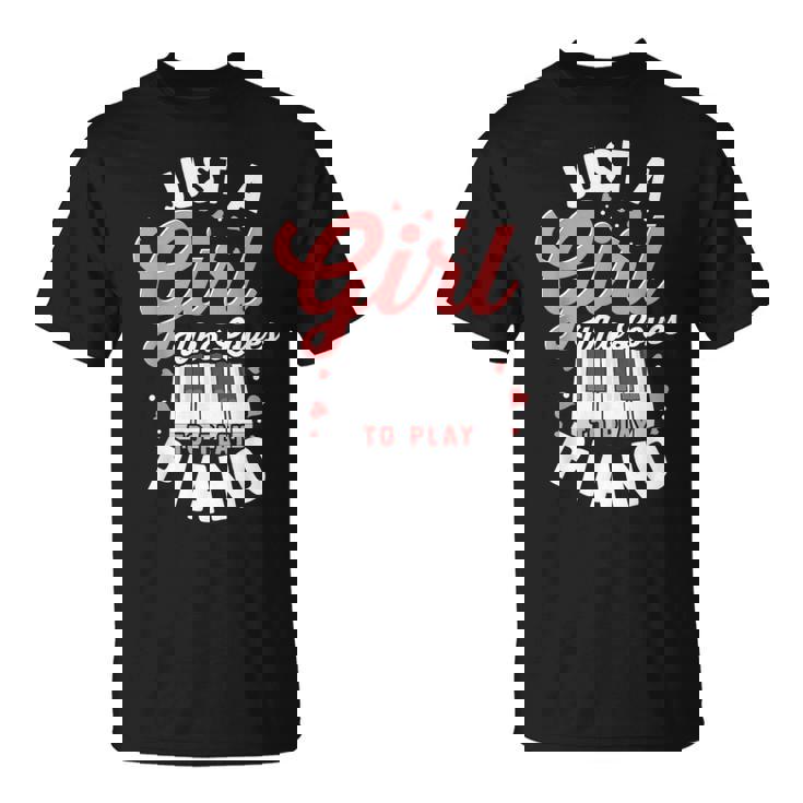 ピアノ ピアノ ジャズ キーボード 作曲家 ピアノプレーヤー Tシャツ