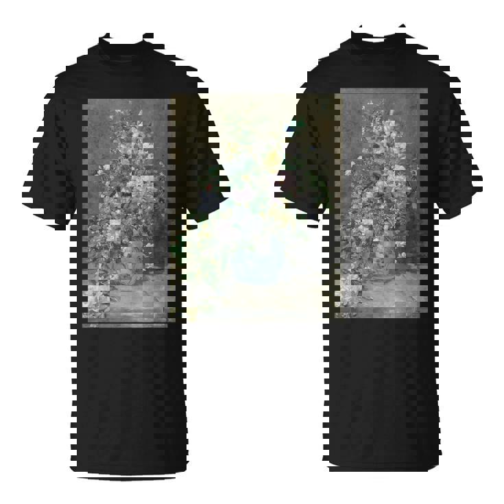 ピエール・オーギュスト ルノワールのスプリングブーケ Tシャツ