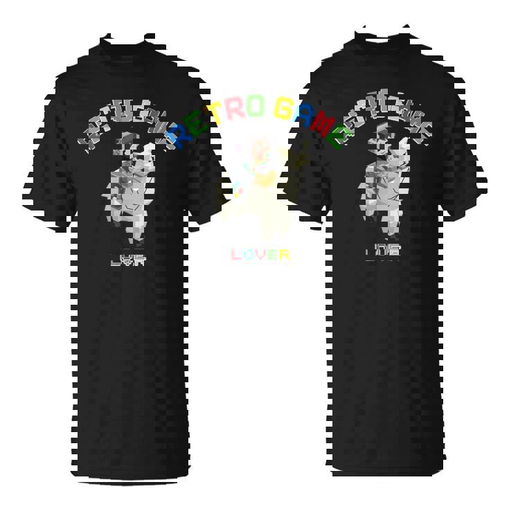 ピクセルアニマルズ アルパカ 白 はるまり Harumari レトロゲーム Lover Love ストリーマー Tシャツ