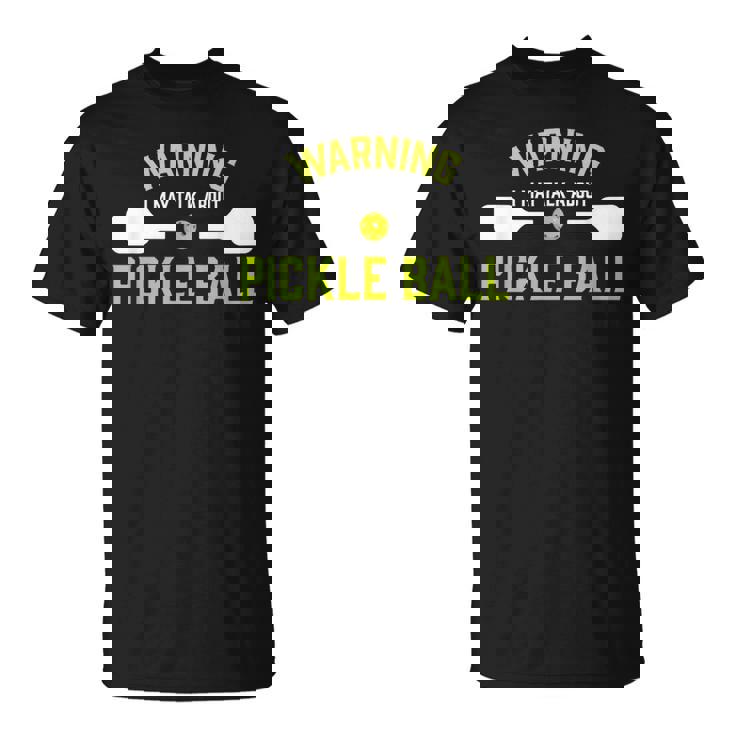 ピクルスボール 警告 面白い Tシャツ