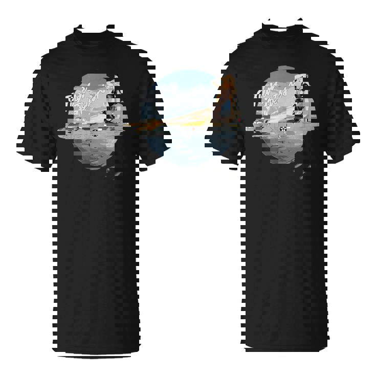 ピンアップww2 B-17爆弾空軍ヴィンテージ Tシャツ