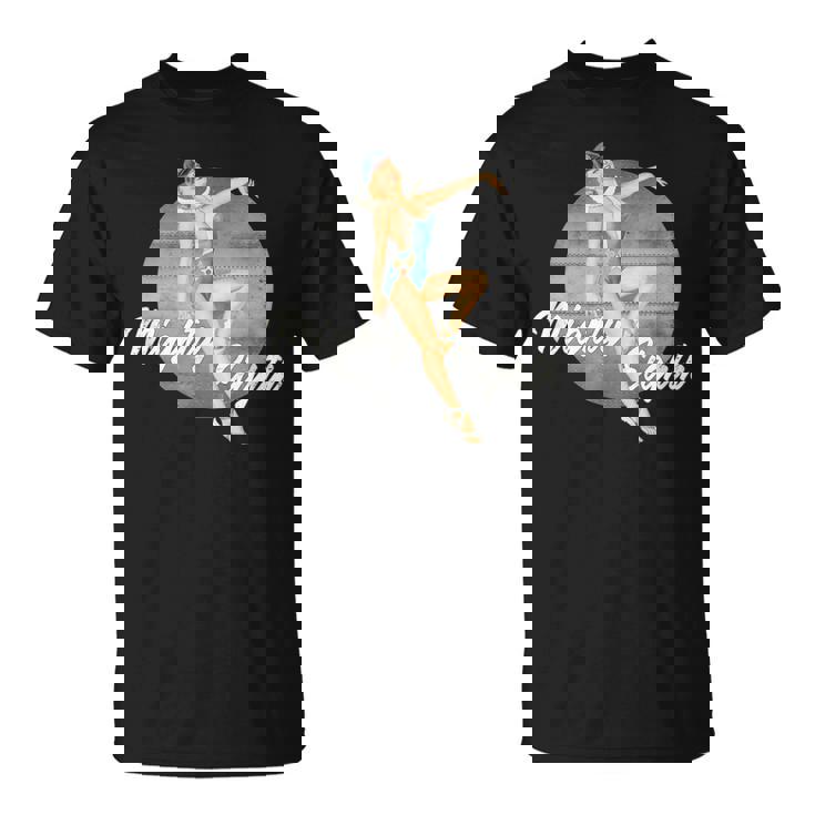 ピンナップガールww2「マイティエイツ」レトロヴィンテージ Tシャツ