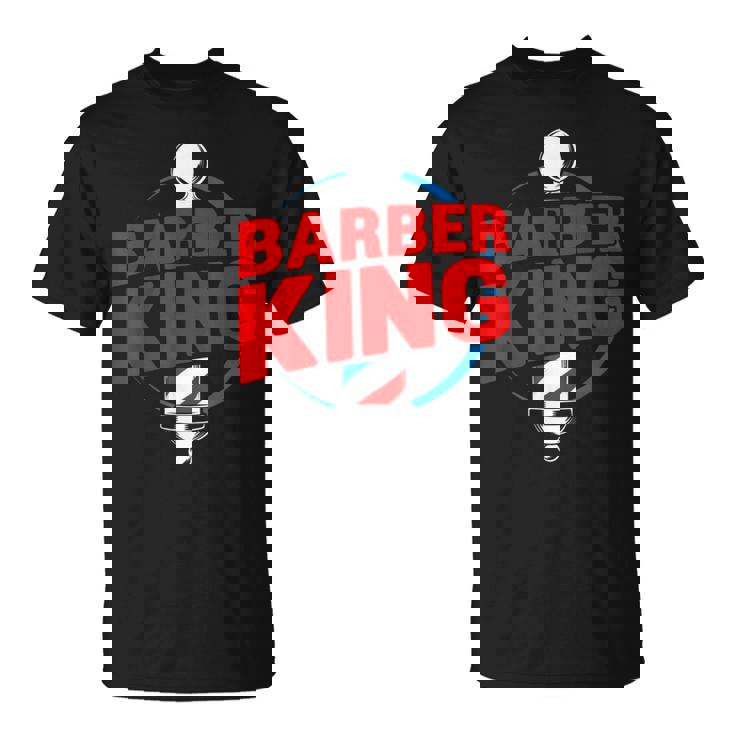 ファニー バーバー キング ヘアスタイリスト ヘアドレッサー バーバーショップ ポール Tシャツ