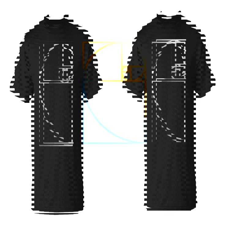 フィボナッチ黄金比幾何学数学tシャツ 長袖tシャツ Tシャツ