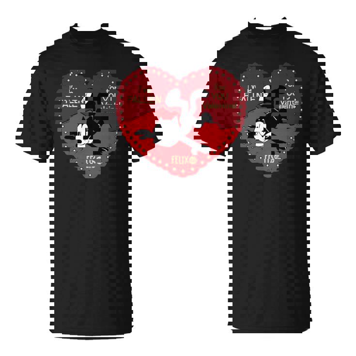 フェリックス・ザ・キャット・ヴァレンタイン・フォー・ユー 長袖tシャツ Tシャツ