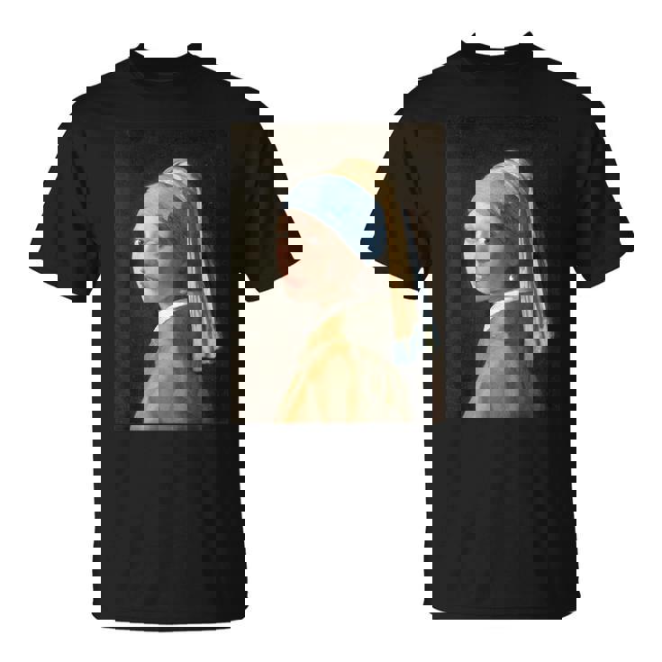 フェルメール【真珠の耳飾りの少女】贈り物 ギフト Tシャツ