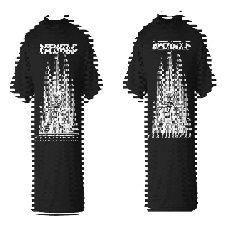 フリッツ・ラングのメトロポリス サイレントsfクラシック Tシャツ