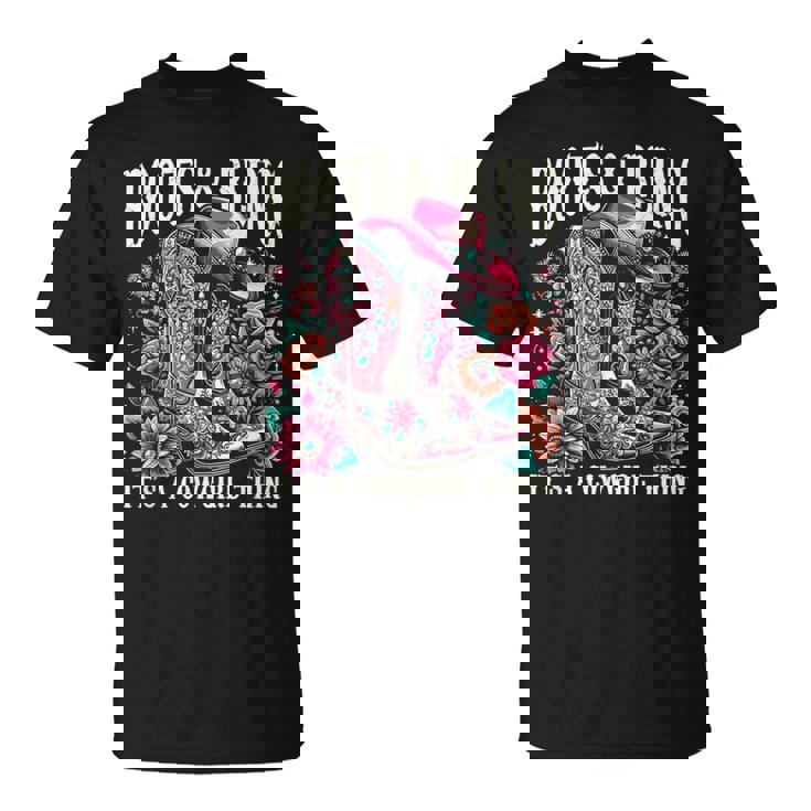 ブーツ Its Bling Cowgirl Thing Countryintage Western Tシャツ