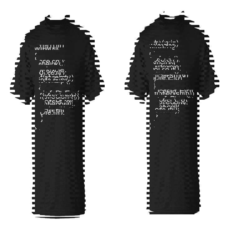 プログラマー向けソースコードプログラムコード Tシャツ