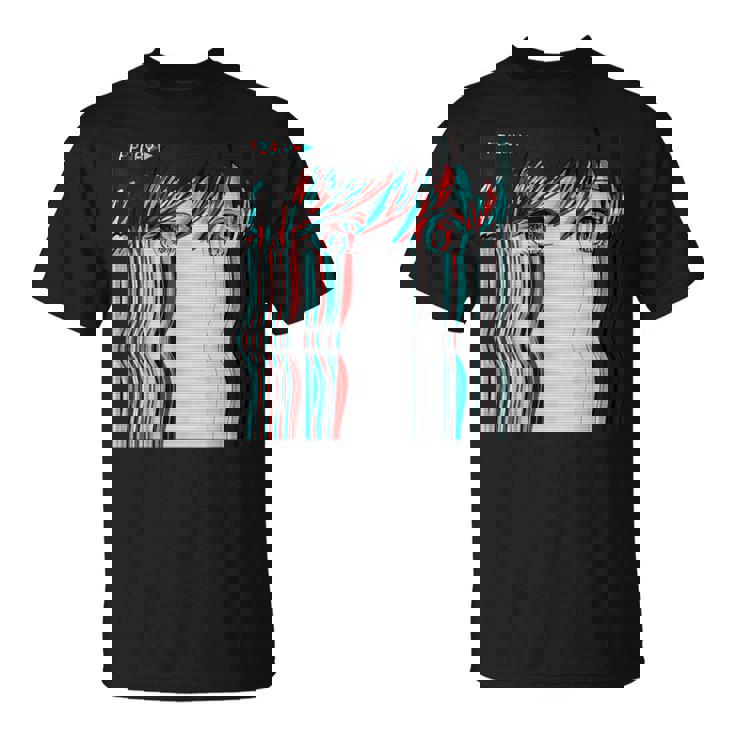 ベーパーウェーブ美的アニメ少女レトロ原宿aporwave Tシャツ