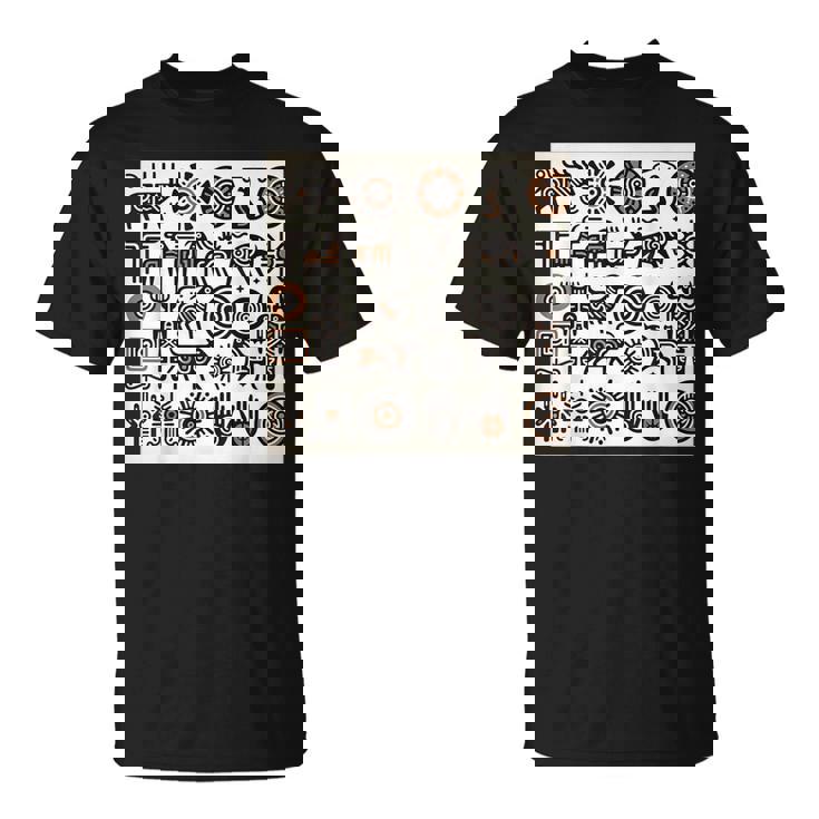 ペトログリフロックの彫刻ネイティブアメリカン Tシャツ