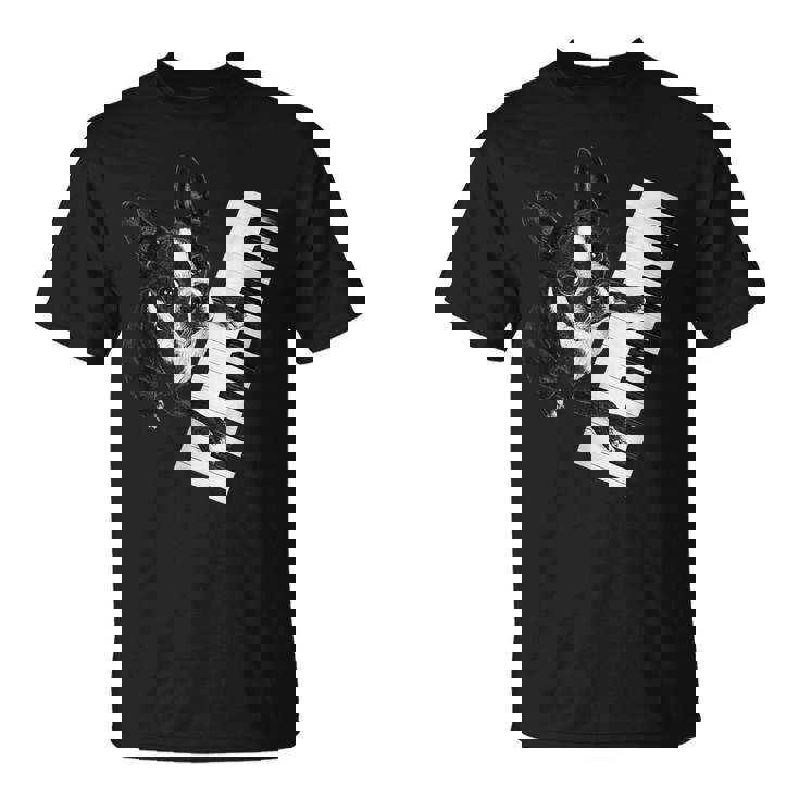 ボストンテリア ピアノ ピアニスト 犬好き Tシャツ