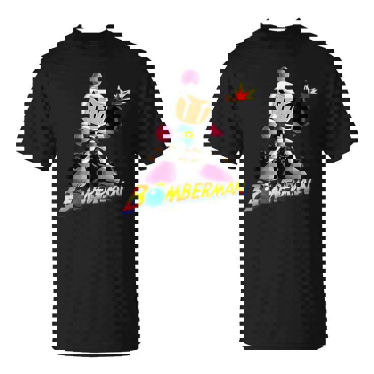 ボンバーマン 爆撃 爆破 レトロ ゲーマー ノスタルジア クラシック Tシャツ