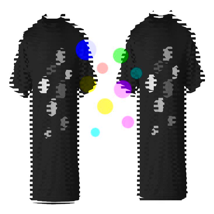 ポップ Dots カラフルドット 水玉【Pop】模様プリント アート おしゃれ Tシャツ