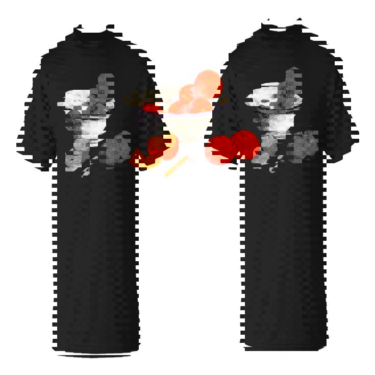 ポール・ゴーギャン 静物画 オレンジデザイン Tシャツ