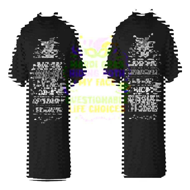 マルディグラ 仮面舞踏会 Tシャツ