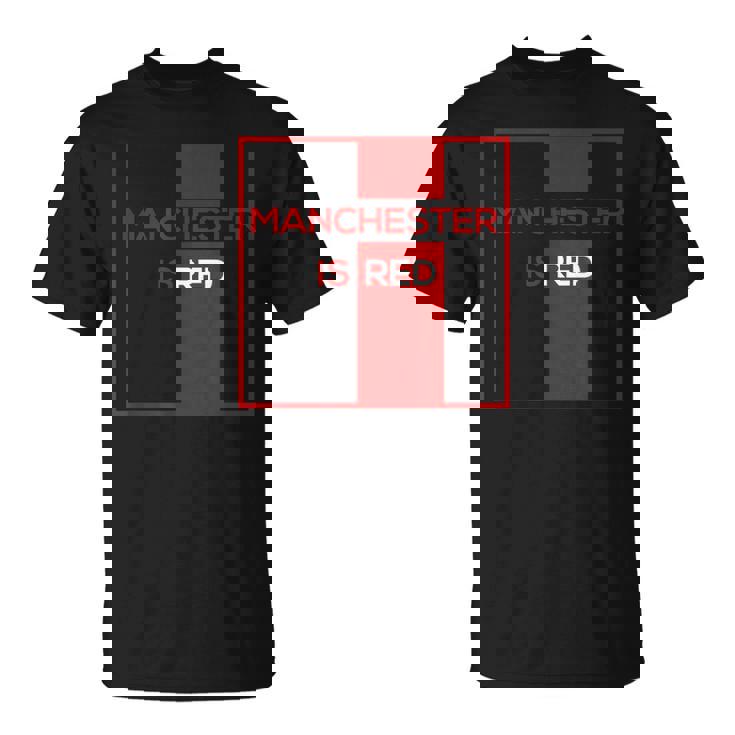 マンチェスター・イズ・レッド・ファニー・ユナイテッド・フットボール・サポーター Tシャツ