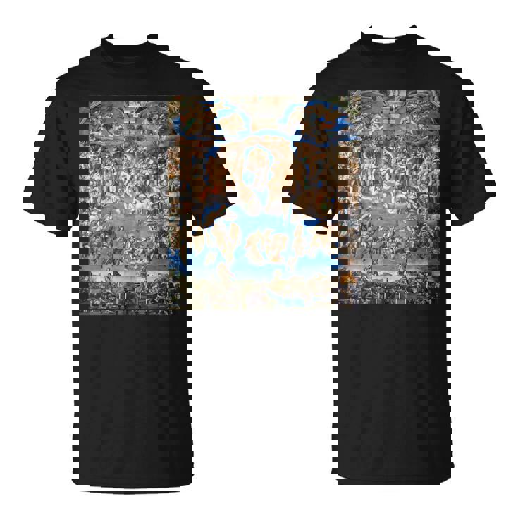 ミケランジェロ 最後の審判 フレスコ画 1536-1541 年の作品 Tシャツ