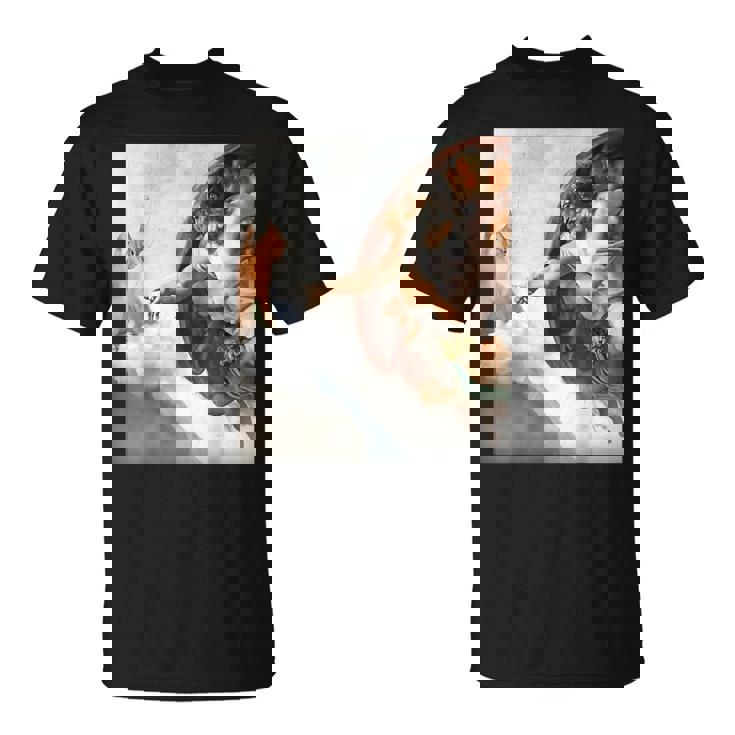 ミケランジェロの愉快な創作猫ミーム。 Tシャツ