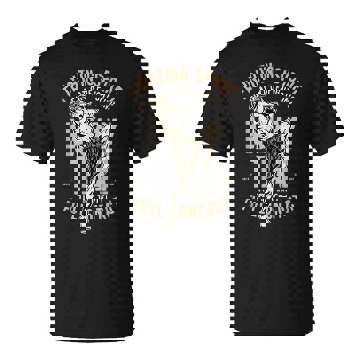 ムエタイ タイボクシング ファイティングスピリット Tシャツ