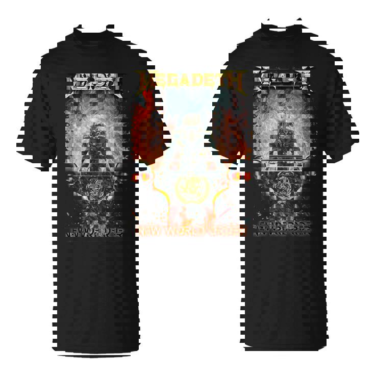 メガデス 新世界秩序 長袖tシャツ Tシャツ