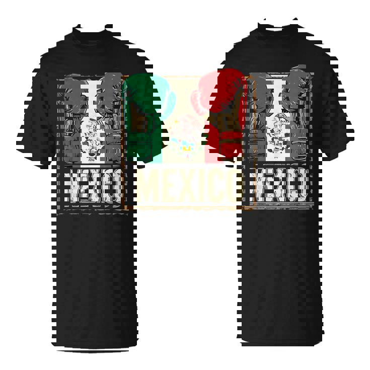 メキシコ ボクシンググローブ メキシコプライド スポーツファン ボクサーメンズ Tシャツ