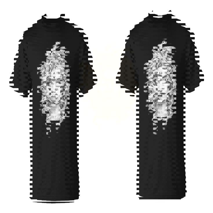 メデューサ ゴシック 女神 蛇 タトゥー Tシャツ