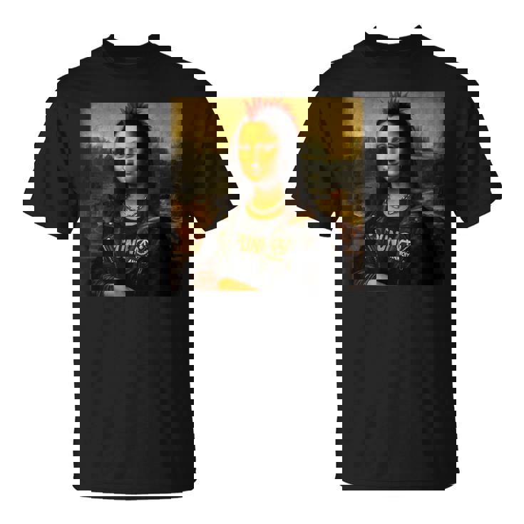 モナリザ パンク風 パロディデザイン Tシャツ