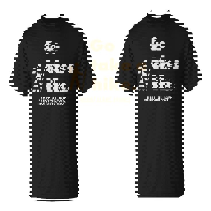 モンブランフランスgo Take A Hike レトロ Tシャツ