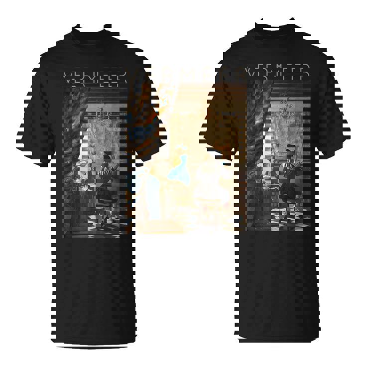 ヨハネス・フェルメール 絵画の芸術 Tシャツ