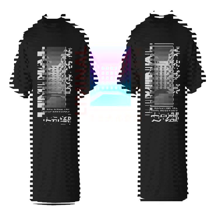 リミナルスペース 美的感覚 日本美的バイブデザイン Tシャツ