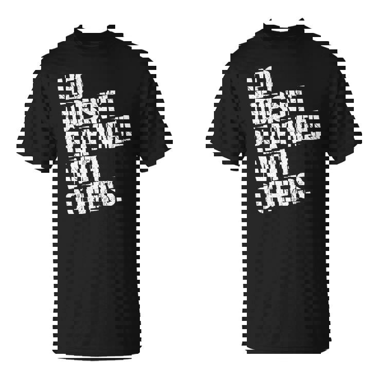 レオは他の人とうまく遊ばない 面白い皮肉 長袖tシャツ Tシャツ