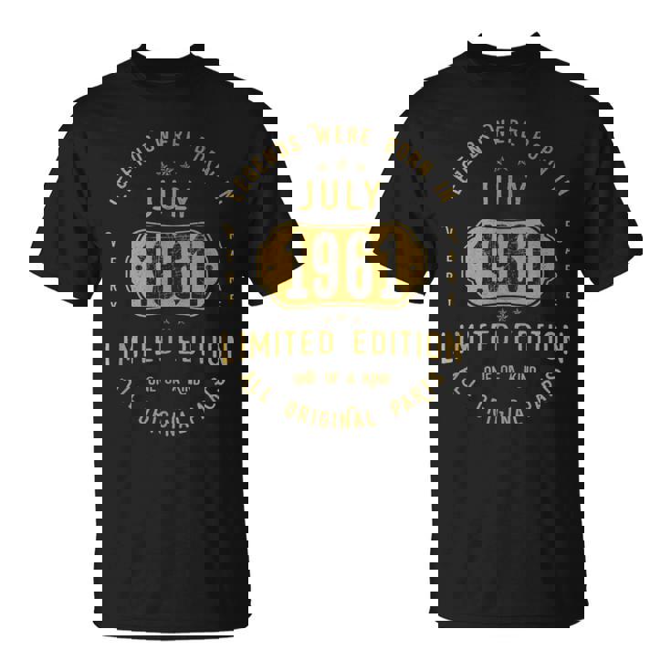 レジェンドは1961年七月生まれ 誕生日 Tシャツ