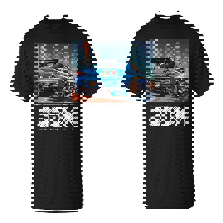 レトロ Jdm 日本ドリフトレース チューニングカー 東京スカイライン ギフト 長袖tシャツ Tシャツ