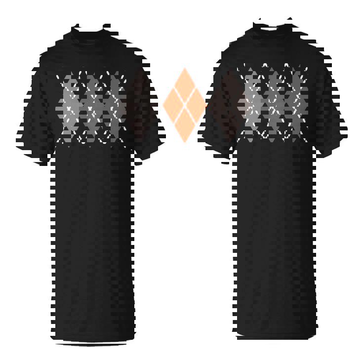 レトロ アーガイル ロカビリー 長袖tシャツ Tシャツ