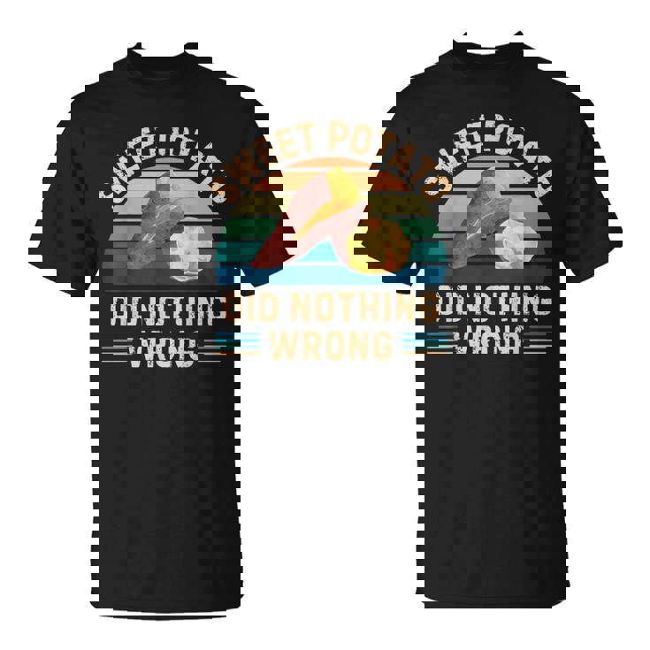 レトロ サツマイモ Did Nothing Wrong ヴィンテージ サツマイモ Tシャツ