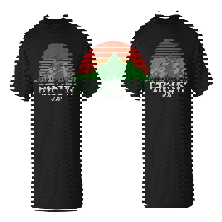 レトロ ヴィンテージ パークシティデザイン パークシティギフト Tシャツ