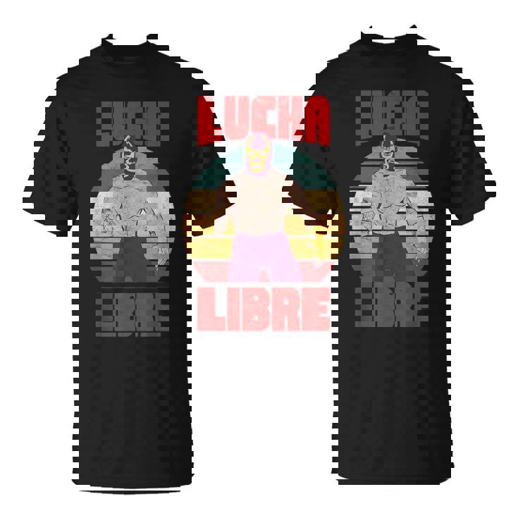 レトロ ヴィンテージ レスラー ルチャリブレ メキシコレスリング Tシャツ