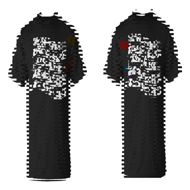 レトログルーヴィーなあなたは、決してあまりにも多くのgrazynaを持つことはできません Tシャツ