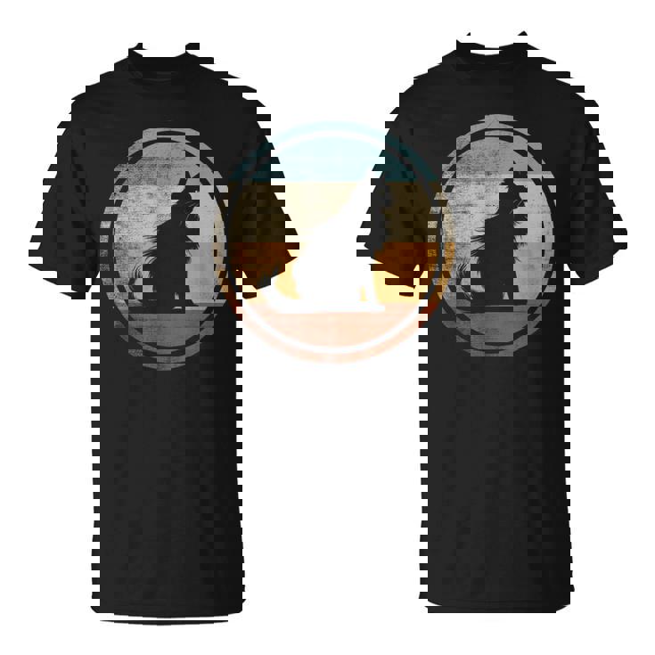 レトロヴィンテージデザインのターキッシュアンゴラ猫 Tシャツ