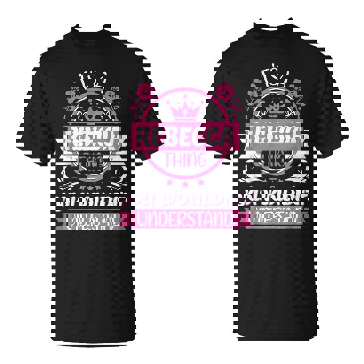 レベッカの名前 Tシャツ