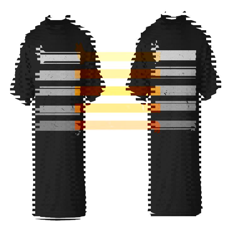 ロングコーギー犬カーディガン ウェルシュコーギー犬ギフト 長袖tシャツ Tシャツ