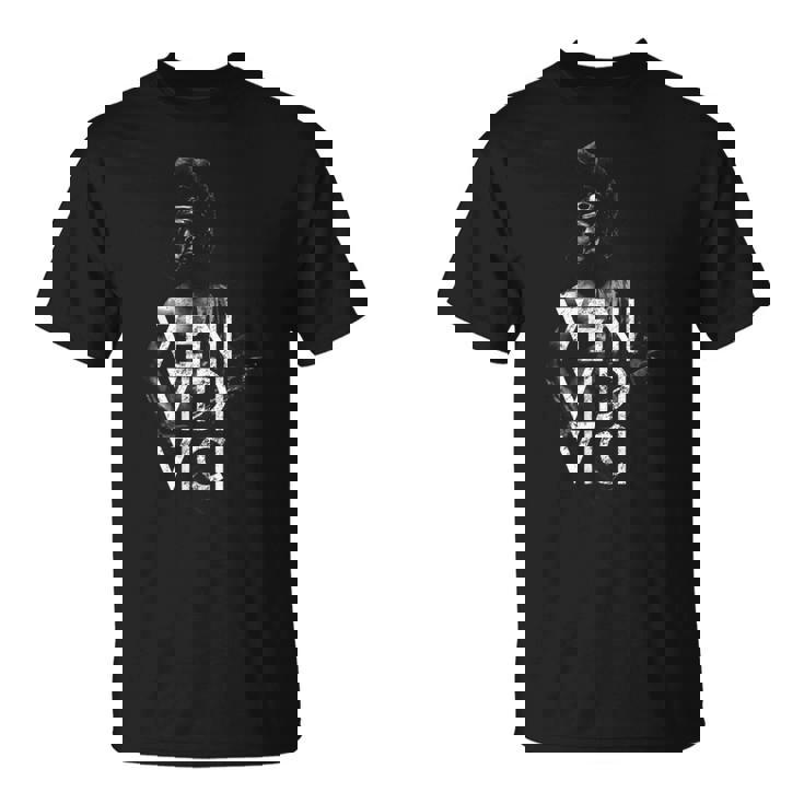 ローマ兵士 ヘルメット ガレア・ヴェニ・ヴィディ・ヴィチ 古代ローマ Tシャツ