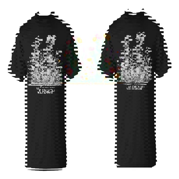 ワイルドフラワー ボヘミアン 砂漠の花 Tシャツ