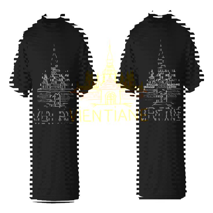 ヴィエンチャンシティ・ラオス お土産ギフト 男性 女性 Tシャツ