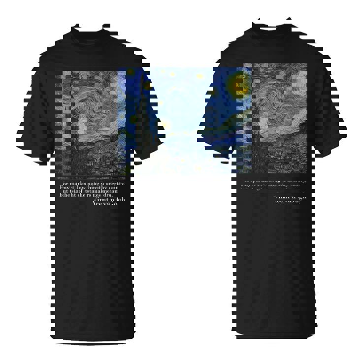 ヴィンセント・ファン・ゴッホによる星月夜 Tシャツ