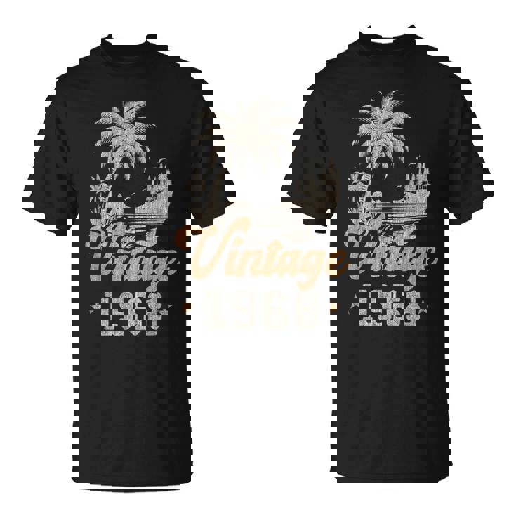 ヴィンテージ 1968 誕生日 58歳 ヤシの木 Tシャツ
