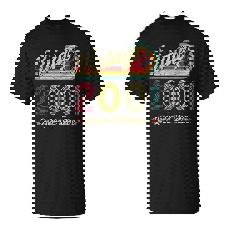 ヴィンテージ 2001 25歳の誕生日プレゼント 男性 女性 25歳 Tシャツ